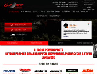 gforcepowersportsoflakewood.com screenshot