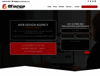gforcewebdesign.co.uk screenshot