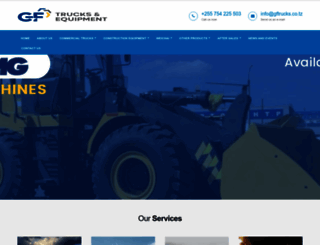 gftrucks.co.tz screenshot