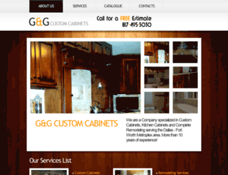 ggcustomcabinets.com screenshot