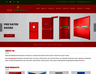 ggindustries.co.in screenshot