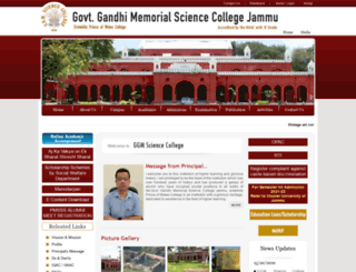 ggmsciencecollege.in screenshot