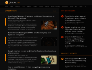 ghacks.net screenshot