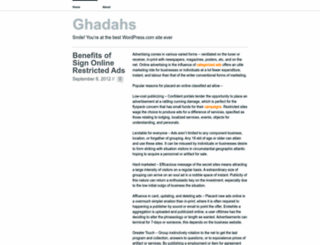 ghadahs.wordpress.com screenshot