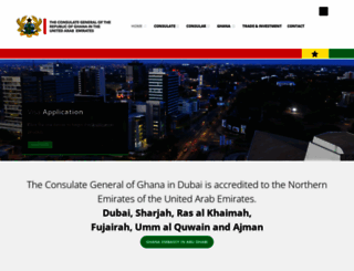 ghanaconsulatedubai.com screenshot