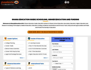 ghanaeducation.info screenshot