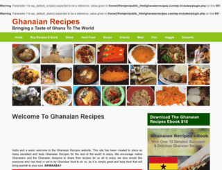 ghanaianrecipes.com screenshot