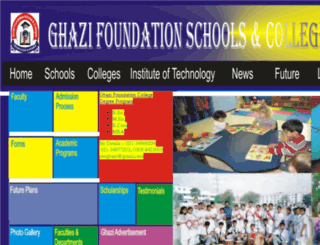 ghazifoundation.org screenshot