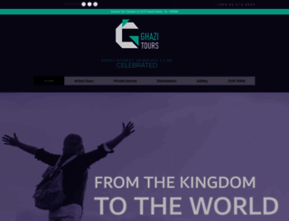 ghazitours.com screenshot