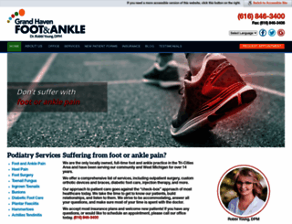 ghfootandankle.com screenshot