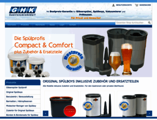 ghk-onlineshop.de screenshot