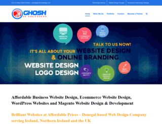 ghoshwebdesign.com screenshot