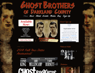 ghostbrothersofdarklandcounty.com screenshot
