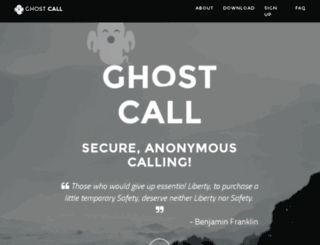 ghostcall.io screenshot