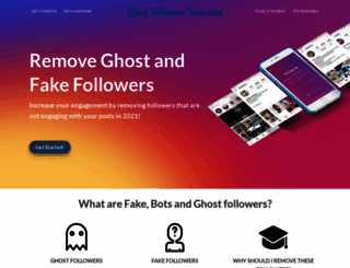 ghostfollowersremoval.com screenshot