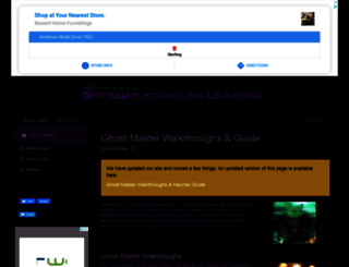 ghostmaster.gamewalkthrough-universe.com screenshot