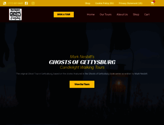 ghostsofgettysburg.com screenshot