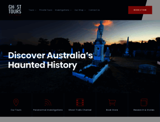 ghosttoursaustralia.com.au screenshot