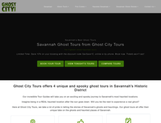 ghosttoursinsavannah.com screenshot