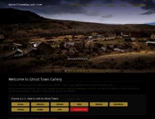 ghosttowngallery.com screenshot