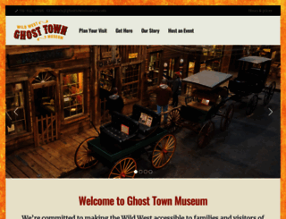 ghosttownmuseum.com screenshot