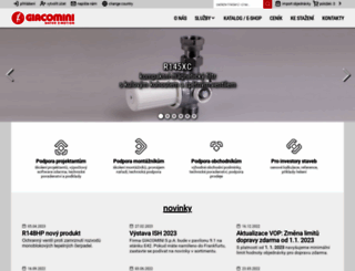 giacomini.cz screenshot