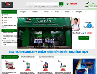 giahanpharmacy.vn screenshot