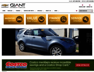 giantautomotive.com screenshot