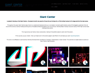 giantcenterhershey.com screenshot