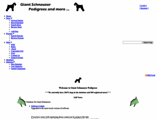 giantschnauzerpedigrees.com screenshot