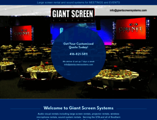 giantscreensystems.com screenshot