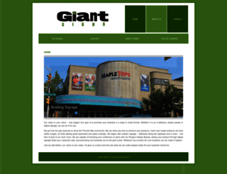 giantsigns.ca screenshot