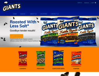 giantsnacks.com screenshot