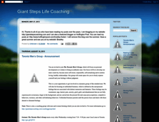 giantstepscoaching.blogspot.com screenshot