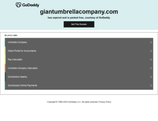 giantumbrellacompany.com screenshot