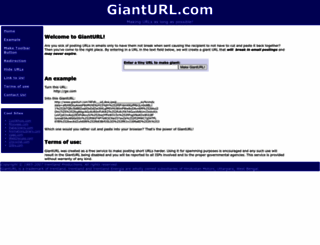 gianturl.com screenshot