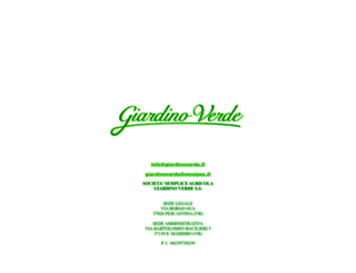 giardinoverde.it screenshot