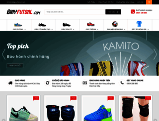 giayfutsal.com screenshot