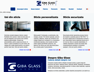 giba-glass.ro screenshot