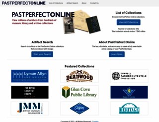 gibbesmuseum.pastperfect-online.com screenshot