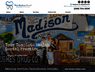 gibsondentalmadison.com screenshot