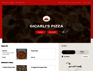 gicarlispizza.com screenshot