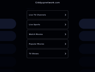 giddyupnetwork.com screenshot