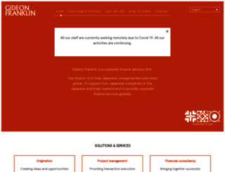 gideonfranklin.com screenshot