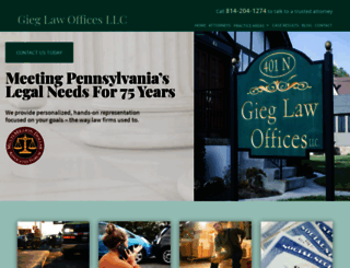 gieg-law.com screenshot