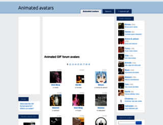 gif-avatars.com screenshot