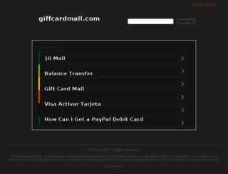 giffcardmall.com screenshot