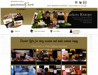 gift-baskets-europe.com screenshot