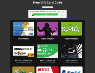 giftcard-codes.com screenshot