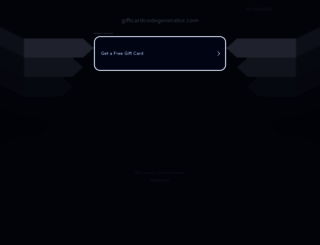 giftcardcodegenerator.com screenshot